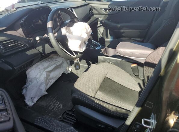 4S4BTADC8M3113916 2021 SUBARU OUTBACK Зеленый Вид салона спереди