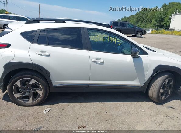 4S4GUHM62S3715701 2025 SUBARU CROSSTREK White უკანა სალონის ხედი