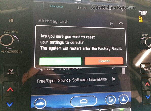 4S4WMAAD6P3403555 2023 SUBARU ASCENT  Vista interior delantera