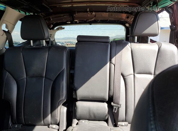4S4WMAJD2M3436953 2021 SUBARU ASCENT Red Widok tylnych siedzeń