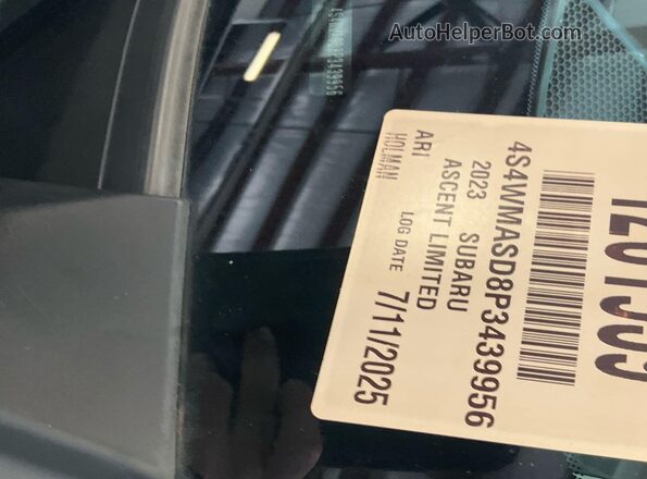 4S4WMASD8P3439956 2023 SUBARU ASCENT  