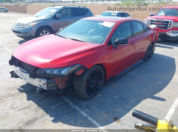4T1FZ1FB0LU044264 2020 TOYOTA AVALON Красный Передняя левая четверть
