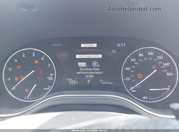 4T1FZ1FB0LU044264 2020 TOYOTA AVALON Красный Вид задних сидений