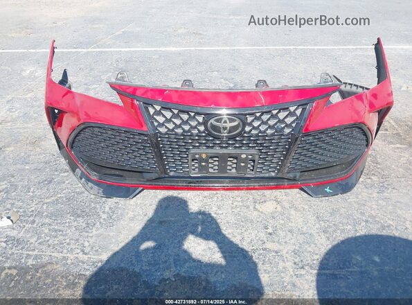 4T1FZ1FB0LU044264 2020 TOYOTA AVALON Красный Вид щитка приборов
