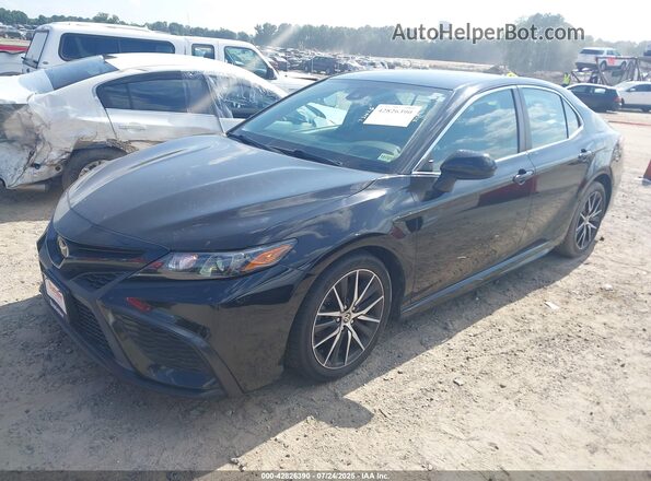 4T1G11BKXMU038846 2021 TOYOTA CAMRY Black Front left