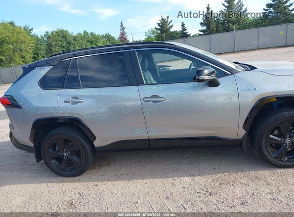 4T3E6RFV1LU001704 2020 TOYOTA RAV4 HYBRID Серебряный Панорамный вид салона 360°