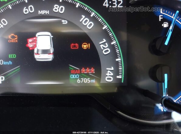 4T3LWRFV0SU184891 2025 TOYOTA LE Серый Панорамный вид салона 360°
