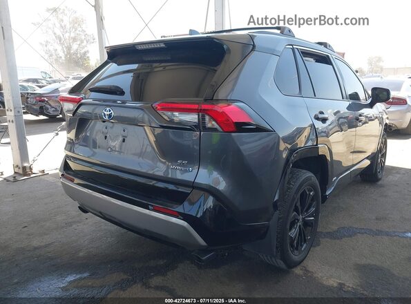 4T3T6RFVXPU114077 2023 TOYOTA RAV4 HYBRID Gray Задня права чверть