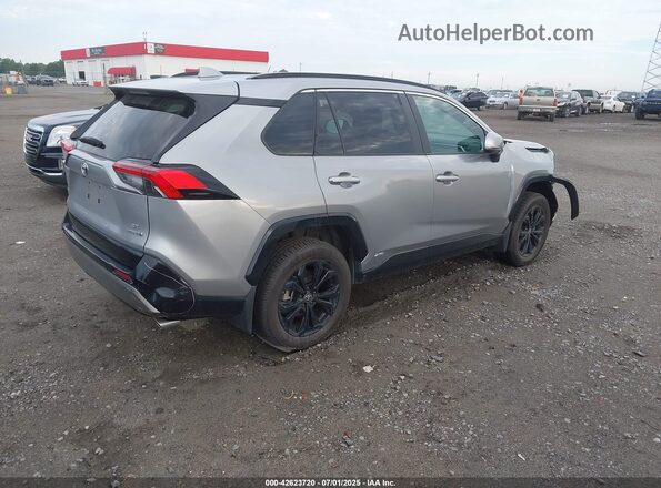 4T3T6RFVXPU128688 2023 TOYOTA RAV4 HYBRID Silver Rear right