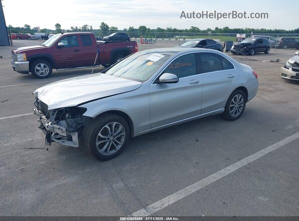 55SWF4KB9GU109209 2016 MERCEDES-BENZ C-CLASS Gray Առջևի ձախ երեք քառորդ տեսարան