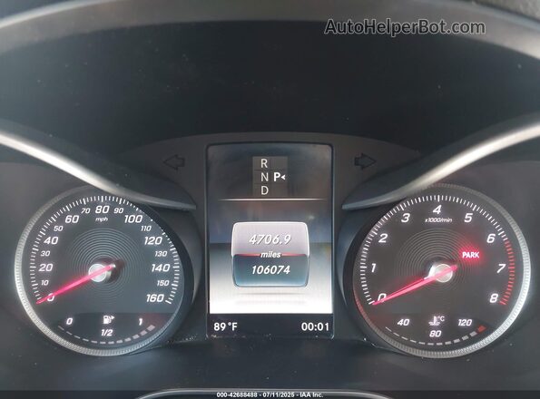 55SWF4KB9GU109209 2016 MERCEDES-BENZ C-CLASS Gray Հետևի նստատեղերի տեսք