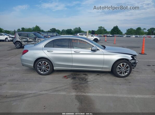 55SWF4KB9GU109209 2016 MERCEDES-BENZ C-CLASS Gray Սալոնի հետևի տեսք