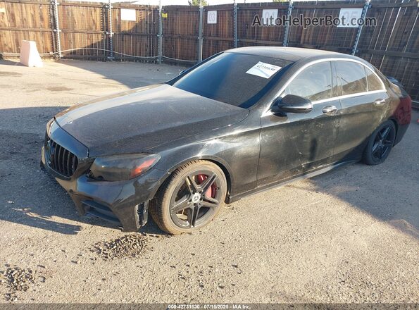 55SWF8EB4LU325918 2020 MERCEDES-BENZ C-CLASS Black Передня ліва чверть