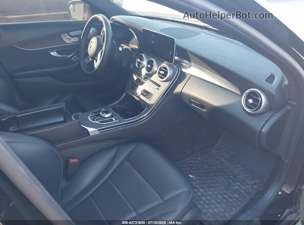 55SWF8EB4LU325918 2020 MERCEDES-BENZ C-CLASS Black Вид салону спереду