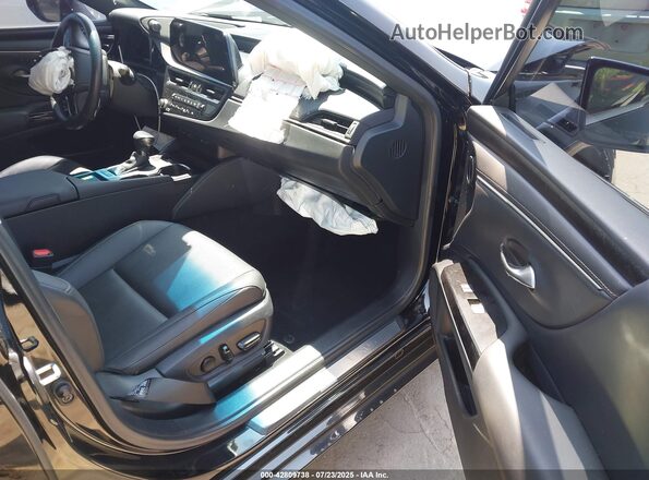 58ADZ1B12PU145048 2023 LEXUS ES Black წინა სალონის ხედი