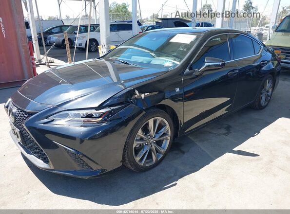 58AGZ1B11LU080300 2020 LEXUS ES 350 Black Vista tres cuartos delantera izquierda