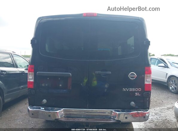 5BZAF0AA7JN850285 2018 NISSAN NV PASSENGER NV3500 HD Black 