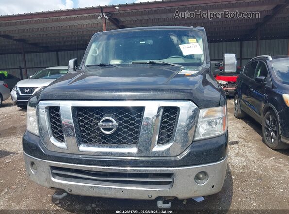 5BZAF0AA7JN850285 2018 NISSAN NV PASSENGER NV3500 HD Black Vista del salpicadero
