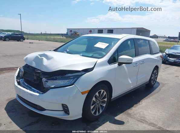 5FNRL6H68RB016472 2024 HONDA ODYSSEY White Առջևի ձախ երեք քառորդ տեսարան