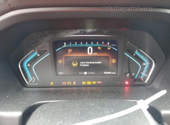 5FNRL6H74MB001694 2021 HONDA ODYSSEY Black Widok zestawu wskaźników