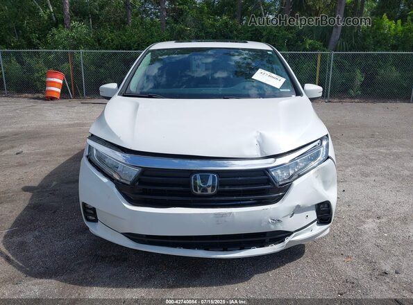 5FNRL6H82PB047005 2023 HONDA ODYSSEY White Vista del cuadro de instrumentos