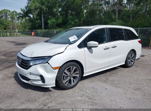 5FNRL6H82PB047005 2023 HONDA ODYSSEY White Vista tres cuartos delantera izquierda