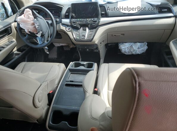 5FNRL6H88PB011867 2023 HONDA ODYSSEY White Widok deski rozdzielczej