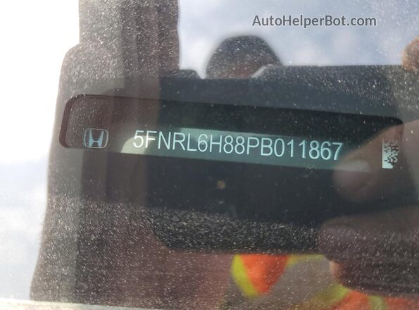 5FNRL6H88PB011867 2023 HONDA ODYSSEY White Widok wnętrza 360 stopni