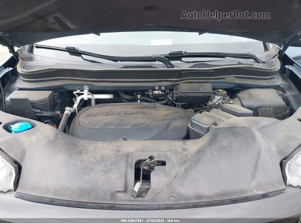 5FNYF6H20MB014319 2021 HONDA PILOT Blue Rear view