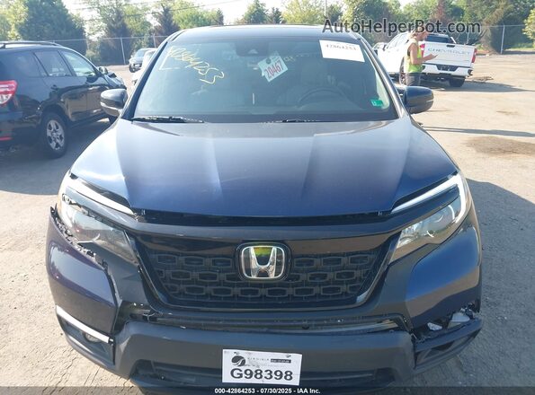 5FNYF7H56MB006564 2021 HONDA PASSPORT Blue Vista del cuadro de instrumentos