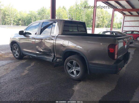 5FPYK3F57NB038228 2022 HONDA RIDGELINE Коричневый Задняя левая четверть