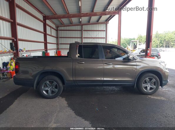 5FPYK3F57NB038228 2022 HONDA RIDGELINE Коричневый Вид задней части салона