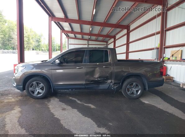 5FPYK3F57NB038228 2022 HONDA RIDGELINE Коричневый Панорамный вид салона 360°