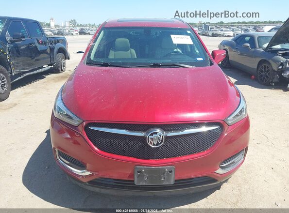 5GAERBKW1MJ114583 2021 BUICK ENCLAVE Red Widok wnętrza z tyłu
