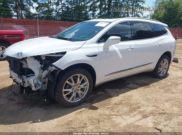 5GAERBKW9PJ271959 2023 BUICK ENCLAVE White წინა მარცხენა ხედი სამი მეოთხედიდან