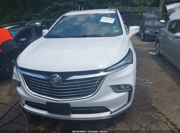 5GAERCKW3NJ124149 2022 BUICK ENCLAVE White Vista del cuadro de instrumentos