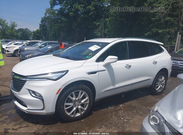 5GAERCKW3NJ124149 2022 BUICK ENCLAVE White Vista interior de 360 grados