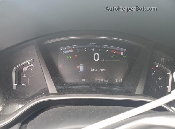 5J6RW2H56LL011437 2020 HONDA CR-V Синий Вид щитка приборов