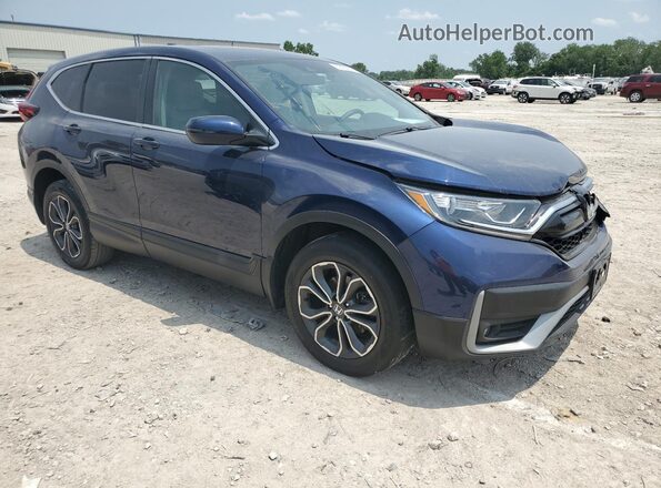 5J6RW2H56LL011437 2020 HONDA CR-V Синий Передняя правая четверть