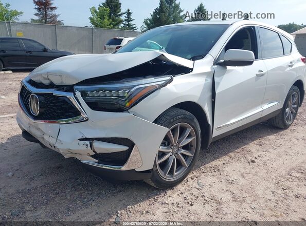5J8TC2H52ML021499 2021 ACURA RDX White წინა მარცხენა ხედი სამი მეოთხედიდან