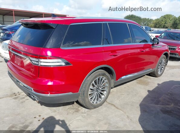 5LM5J7XC8MGL11953 2021 LINCOLN AVIATOR Red 