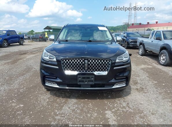 5LM5J9XC6NGL10684 2022 LINCOLN AVIATOR Black Widok zestawu wskaźników