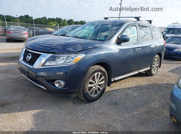 5N1AR2MM4GC668312 2016 NISSAN PATHFINDER Navy Передняя левая четверть