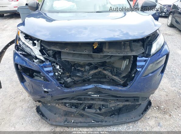5N1AT3AB4MC811779 2021 NISSAN ROGUE Blue Widok z przodu