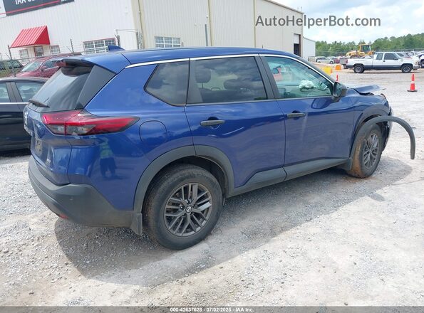 5N1AT3AB4MC811779 2021 NISSAN ROGUE Blue Tył prawy