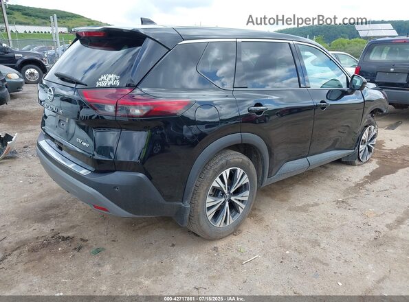 5N1AT3BB8MC757790 2021 NISSAN ROGUE Black Tył prawy