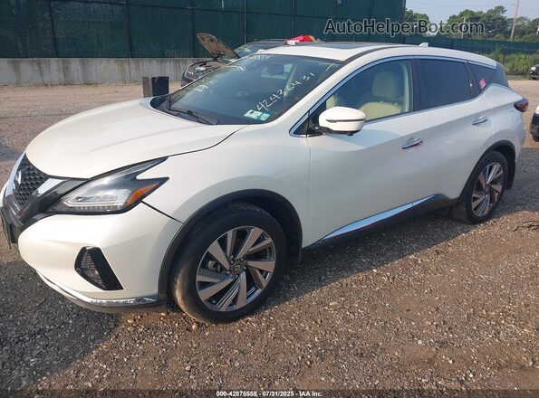 5N1AZ2CS3MC141096 2021 NISSAN MURANO White Vista tres cuartos delantera izquierda