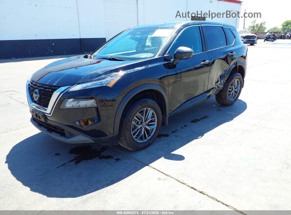 5N1BT3AAXPC761907 2023 NISSAN ROGUE Black Передня ліва чверть