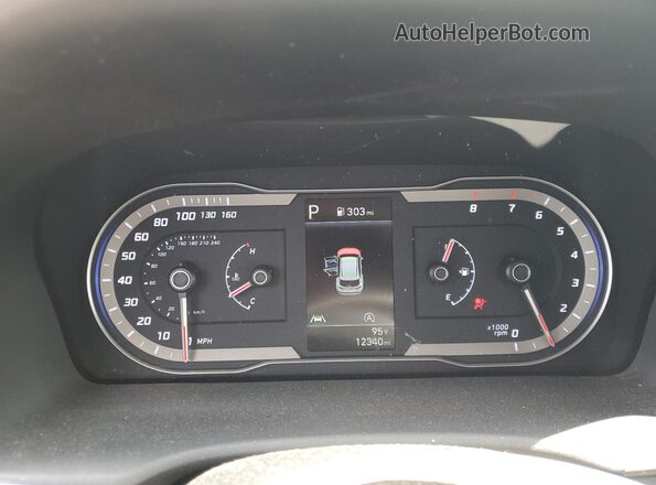 5NMJACAE3PH213130 2023 HYUNDAI TUCSON Charcoal Widok zestawu wskaźników