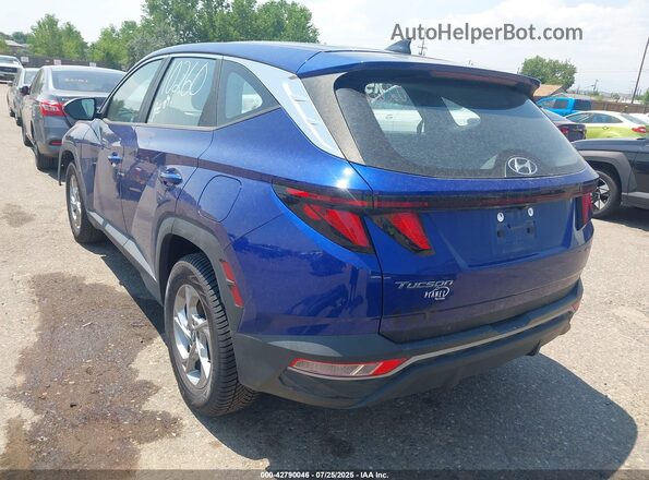5NMJACAEXNH044107 2022 HYUNDAI TUCSON Blue Tył lewy